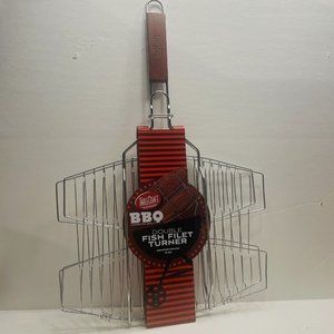 Double Fish Filet Turner For Grill Tablecraft Brand NEW